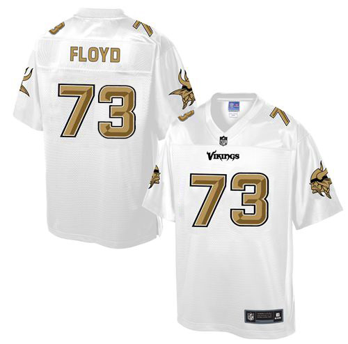 Men's Game Sharrif Floyd Nike Jersey White - #73 Pro Line Fashion NFL Minnesota Vikings